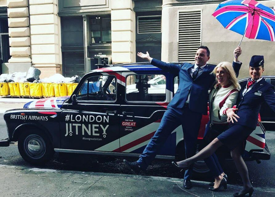 british taxi in new york